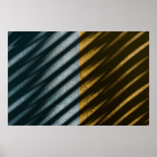 黒褐色のテキスストライプのト ポスター (正面)