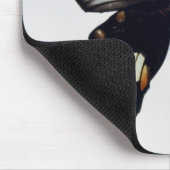 黒褐色の蝶 マウスパッド (コーナー)