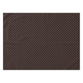 黒褐色市松模様に テーブルクロス (正面(横))