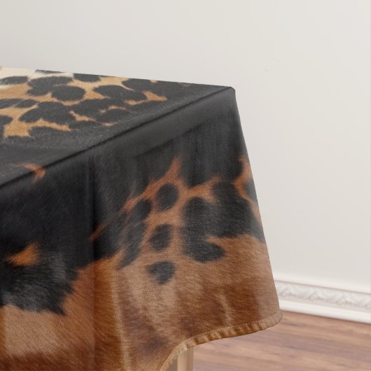 黒褐色金ゴールド牛革 テーブルクロス (インサイチュ)