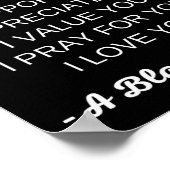 黒親愛人黒恋ブラック人間関係 ポスター (角)