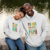 黒誇りを持った女の子ブラックヒストリー月家族