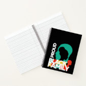 黒誇りを持った家族の黒い履歴月 ノートブック (内部)