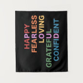 黒誇りを持った小タペストリー タペストリー (正面)