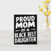 黒誇りを持った帯の娘の母12 カード (黄色い花)