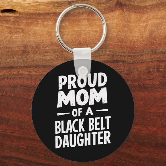 黒誇りを持った帯の娘の母12 キーホルダー (正面)