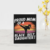 黒誇りを持った帯の娘の母13 カード (黄色い花)