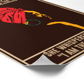 黒誇りを持った黒人のアメリカ人女性、私は嵐だ ポスター (角)