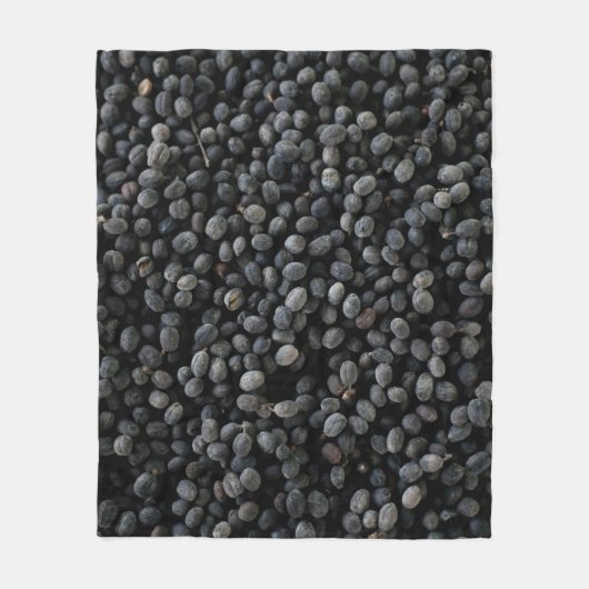 黒豆の束 フリースブランケット (正面)