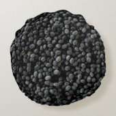 黒豆の束 ラウンドクッション (裏面)
