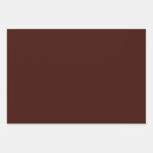 黒豆の無地の色 ラッピングペーパーシート (正面)