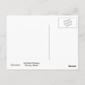 黒豆はがき、「フリジョレス・ネグロス」。 ポストカード (裏面)