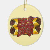 黒豆エンチラダステックスメックスメキシコ料理 セラミックオーナメント (左)