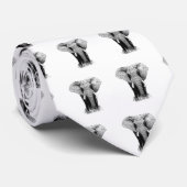 黒象と白象 ネクタイ (ロール)