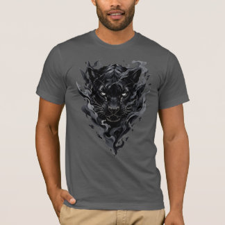 黒豹グラフィックTシャツ Tシャツ