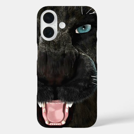 黒豹ビッグキャット Case-Mate iPhoneケース (裏面)