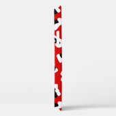 黒豹 アニマルプリント ハート 赤 Case-Mate iPhoneケース (裏面 / 右)