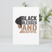 黒賛美と美しいアフロの歴史月 サンキューカード (スタンド正面)