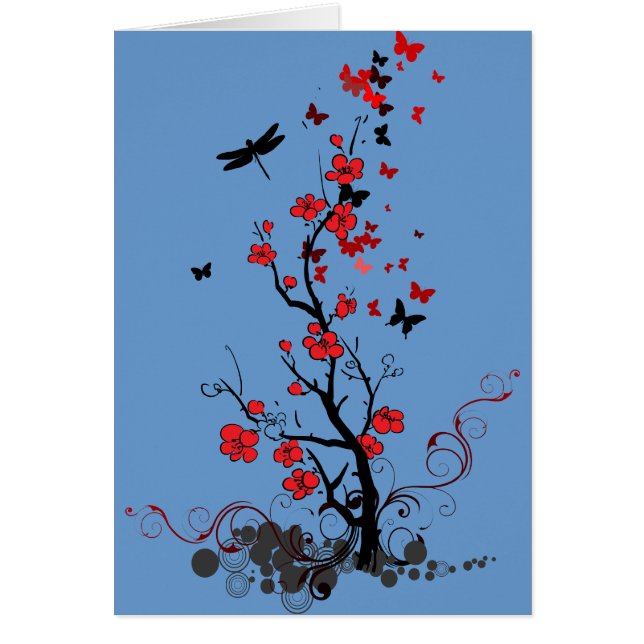 黒赤の花 (正面)