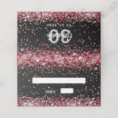 黒赤紙吹雪誕生会 プレイスカード (外部開封)