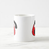 黒赤電話 レトロ電話 コーヒーマグカップ (中央)