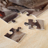 黒足のインディアン,アラビア馬を追う ジグソーパズル (側面)