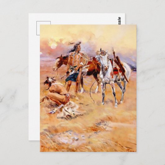 「黒足バーニングクロウバッファローレンジ」 ポストカード (正面/裏面)