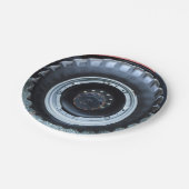 黒農用トラクタホイール ペーパープレート (アングル)