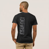 黒適当なComp T Tシャツ (裏面フル)