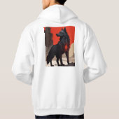 **黒遺跡のエンバーウルフ** パーカ (裏面)