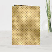 黒金イスラム模様ムスリムウェディング 招待状 (裏面)