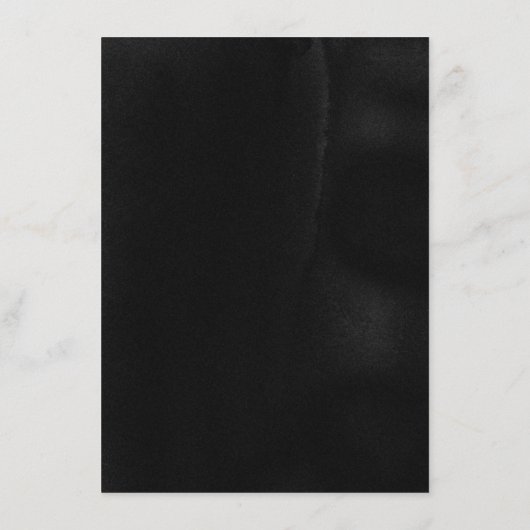 黒金ゴールドと赤フローラ結婚の情報 エンクロージャーカード (裏面)