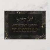 黒金ゴールドエージェントWishing Wellエンクロージャカード エンクロージャーカード (正面)