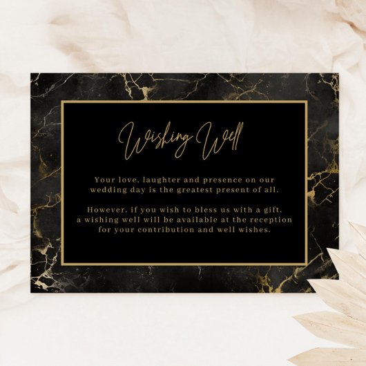 黒金ゴールドエージェントWishing Wellエンクロージャカード エンクロージャーカード