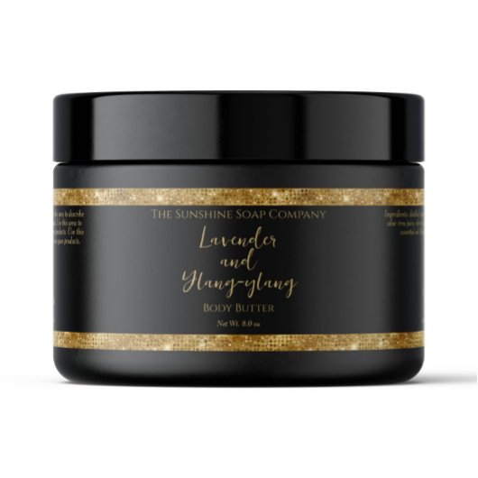 黒金ゴールドグリッター防水化粧品瓶ラベル ペットボトルラベル