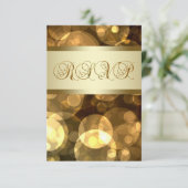 黒金ゴールドバブルRSVP 出欠カード (スタンド正面)