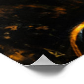 黒金ゴールドブロンズ女性像ファンタジー ポスター (角)