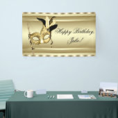 黒金ゴールドマスカレードパーティー 横断幕 (トレードショー)