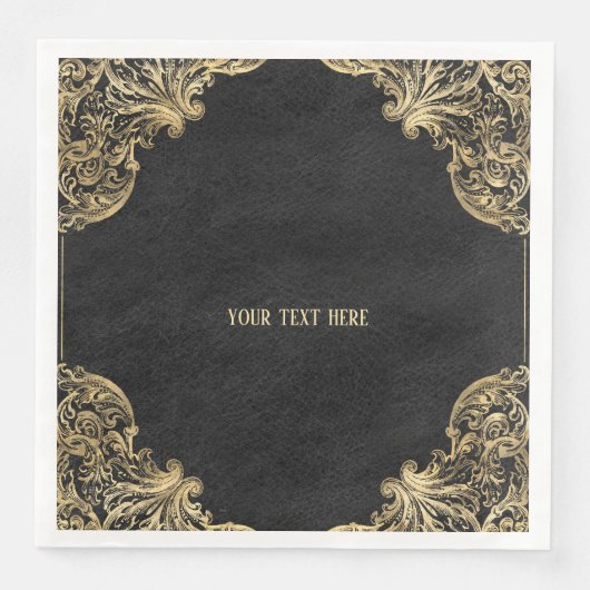 黒金ゴールドヴィンテージ華美金ゴールド (正面)