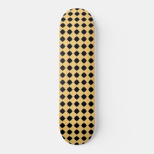 黒金ゴールド六角スケートボード スケートボード (正面)