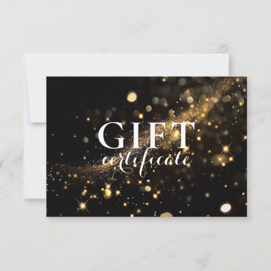 黒金ゴールド商品券 (正面)