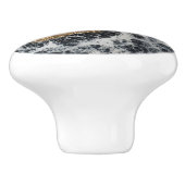 黒金ゴールド大理石 セラミックノブ (側面)