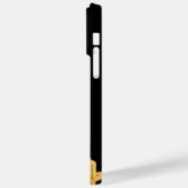 黒金ゴールド市街スカイライン実在事業所 Case-Mate iPhoneケース (裏面 / 左)