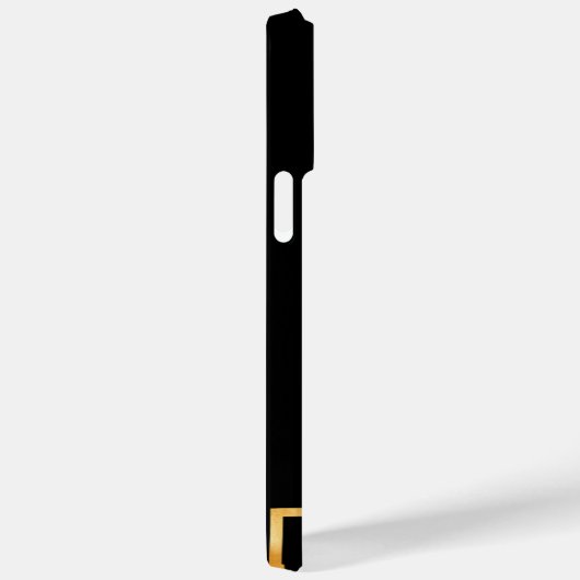 黒金ゴールド市街スカイライン実在事業所 Case-Mate iPhoneケース (裏面 / 右)