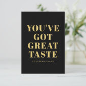 黒金ゴールド得好素晴らしき感謝していだ サンキューカード (スタンド正面)