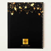 黒金ゴールド星アポイントメント2025 プランナー手帳 (裏面)