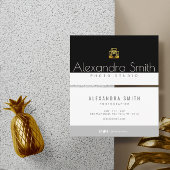 黒金ゴールド白文字写真家 名刺