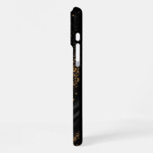 黒金ゴールド融合 iPhoneケース (左側面)