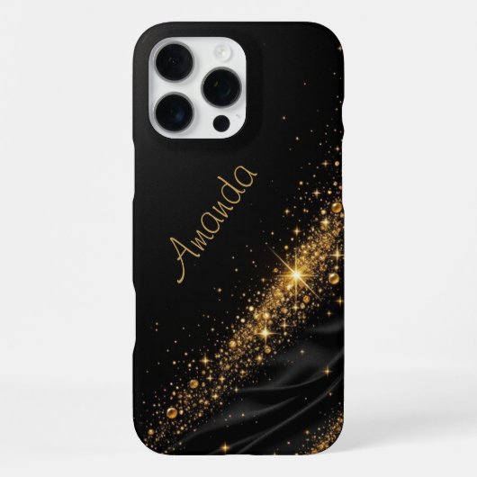 黒金ゴールド融合 iPhoneケース (裏面)
