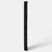 黒金ゴールド黄離れ色花 SAMSUNG GALAXYケース (左側面)